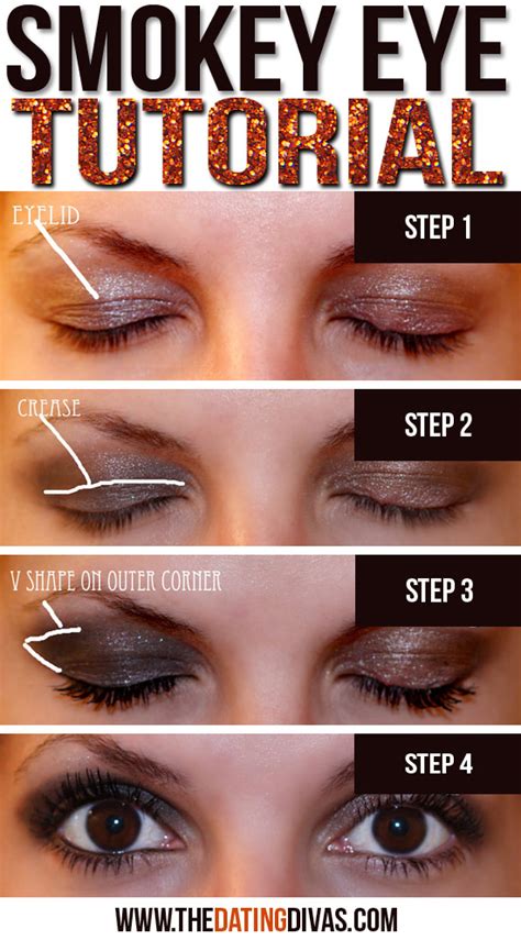 Smokey Eye Instructions With Pictures Smokey Eye Makeup Tutorial Step