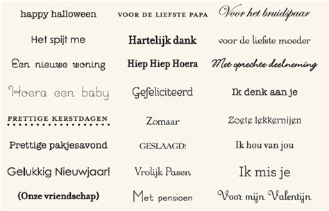 karlas creaties nederlandse tekst stempelset juiste woorden