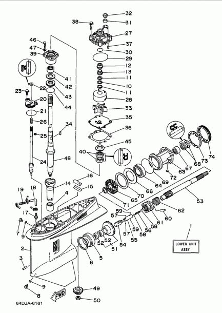 yamaha outboard parts diagrams parts  diagram collection