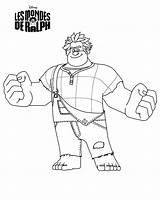 Ralph Wreck Coloring Pages Color Getcolorings sketch template