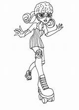 Monster High Coloring Pages Roller Maze Wishes Ghoulia Printable Sheet Print Yelps Wish Getcolorings Sheets sketch template