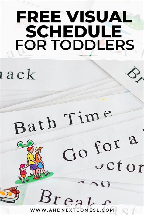 visual schedule preschool preschool special education printable