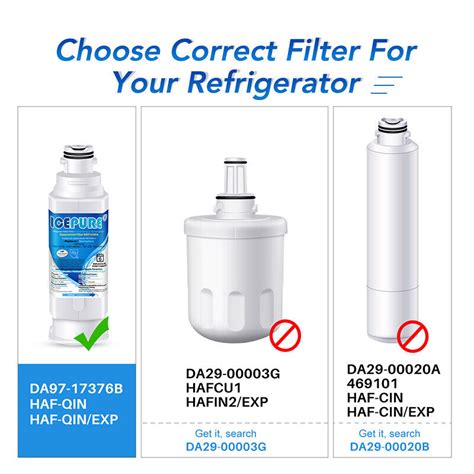 pack fit  samsung rfrsgaa rfrsgaa water filter icepure  ebay