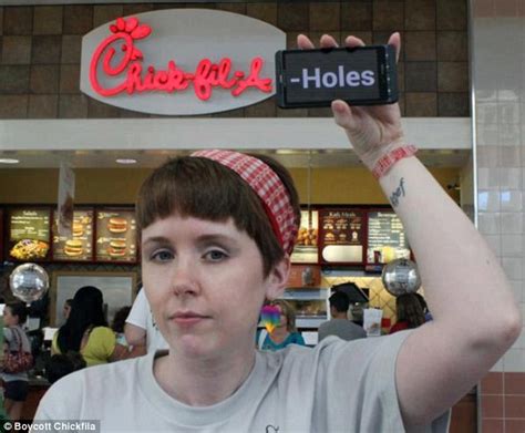 chick fil a chaos as gay rights protesters stage same