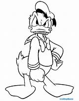 Donald Duck Coloring Grumpy Pages Daisy Disney Angry Printable Disneyclips Funstuff sketch template