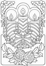 Coloring Pages Christmas Old Colouring Dover Fashioned Fashion Book Navidad Mandala Creative Haven Print Adults Color Publications Books Printable Welcome sketch template