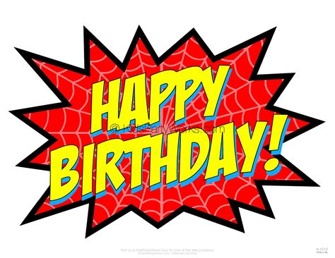 happy birthday spiderman ubicaciondepersonascdmxgobmx
