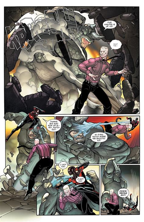 Spider Man Miles Morales And The Rhino Vs Tombstone
