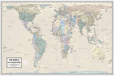 buy gall orthographic world map  accurate world map countries