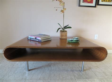 retro mid century modern large coffee table  soulfulvintage