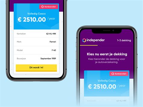 independer app concept exploration  rob scholten  dribbble