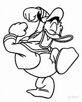 Duck Donald Cartoon Coloring Pages Drawing Kids Printable Cool2bkids Getdrawings Clipartmag sketch template