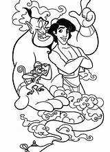 Coloring Genie Pages Jafar Aladdin Getcolorings Getdrawings Colorings sketch template
