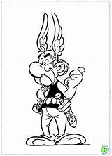 Dinokids Asterix Coloring Close sketch template