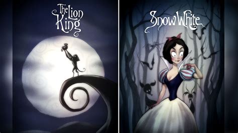 Artist Reimagines Classic Disney Movies If They Were