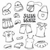 Clothes Coloring Summer Clothing Pages Fashion Winter Drawing Baby Cloth Kids Printable Preschoolers Illustration Color Print Cartoon Outfits Drawings Getdrawings sketch template
