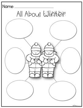 winter craft  writing templates  kindergarten