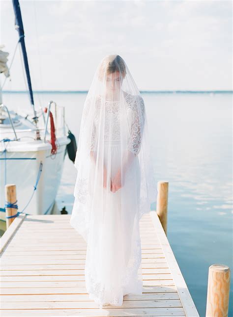 Romantic Seaside Bridal Portraits Glamour And Grace