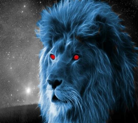 blue lion blue lion lion  judah jesus art