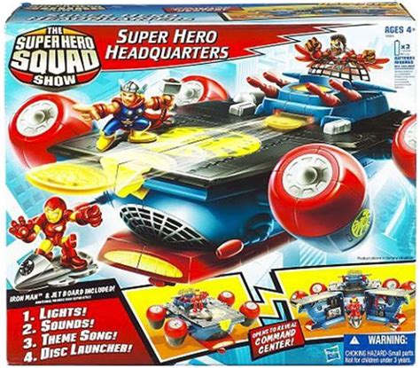 marvel super hero squad super hero headquarters action figure playset
