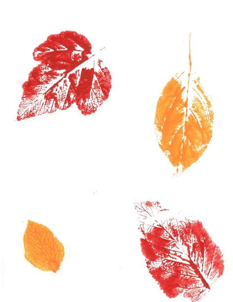 leaf print ideas