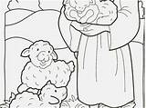 Jesus Coloring Good Shepherd Pages Printable Getcolorings sketch template