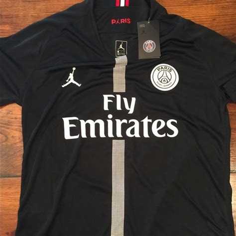 psg black jersey jordan brand releases  paris saint germain kit psg   jersey
