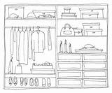 Hangers Cupboard Clipground sketch template