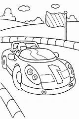 Coloring Driver Pages Car Race Getcolorings Ra Printable sketch template