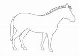 Outline Animal Outlines Printable Clipart Clip Zebra Stripes Coloring Without Animals Drawing Pages Zebras Arty Template Horse Library Head Zoo sketch template
