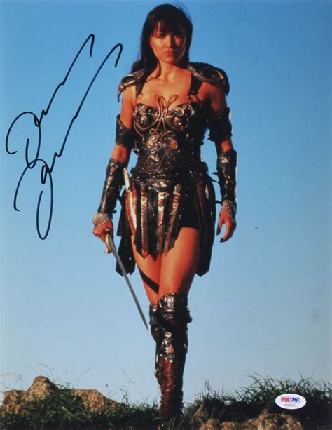 Lucy Lawless Signed Xena Warrior Princess 11x14 Photo