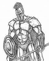 Spartan Spartans Warriors sketch template