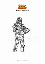 Sith Fortnite Trooper Coloriage Ausmalbild Supercolored Ausmalbilder sketch template