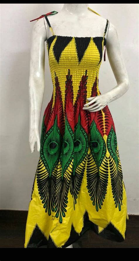 women s african dress ankara reggae print 1 size m xl etsy