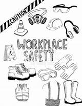 Safety Workplace Freeimages Arbeitsplatz Illustrationen Vektoren sketch template
