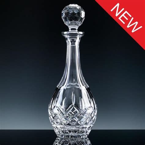 Elite Wine Decanter By Inverness Crystal 24 Lead Crystal Handmade
