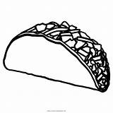 Taco Coloring Clipart Pages Bell Color Book Logo Print Clipground Popular Christmas Ultracoloringpages sketch template