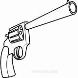 Drawing Easy Pistol Gun Getdrawings sketch template