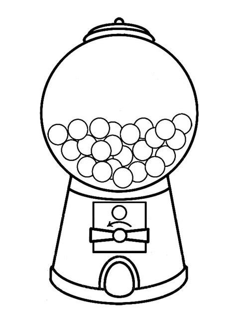 gumball machine coloring pages  kids  printable
