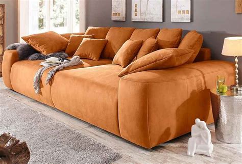 home affaire big sofa breite  cm lounge sofa mit vielen losen