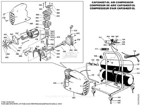 bostitch capst ol parts diagram  air compressor