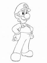 Luigi Mario Draw Coloring Pages Super Printable Kids Bros Colouring Cartoon Drawing Brothers Para Book Drawcentral Drawings Books Bestcoloringpagesforkids Step sketch template