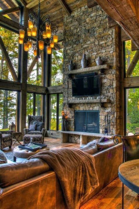 top   stone fireplace design ideas rustic rock interiors
