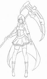 Rwby sketch template