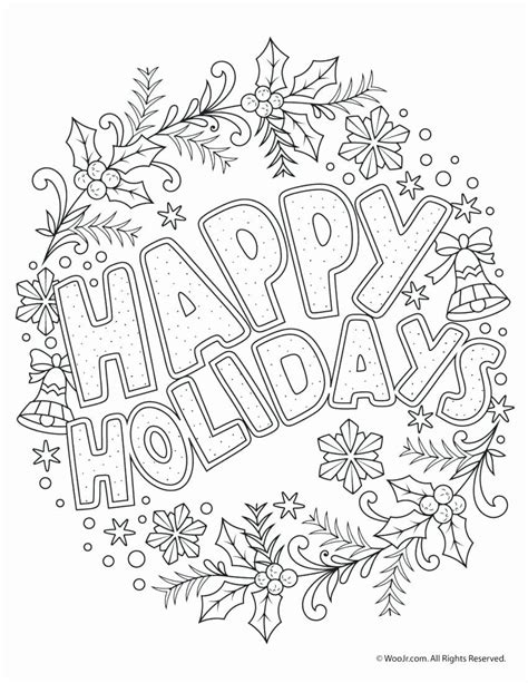 holiday coloring pages  elementary students  images