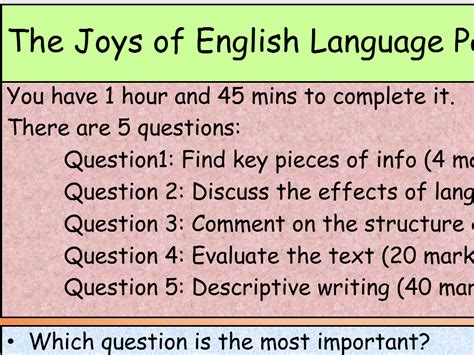 aqa english language paper  question  teaching resources wwwvrogueco
