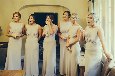 Amazing Bridesmaids Cant Hide Their Shock When Seeing Abbiejt For The
