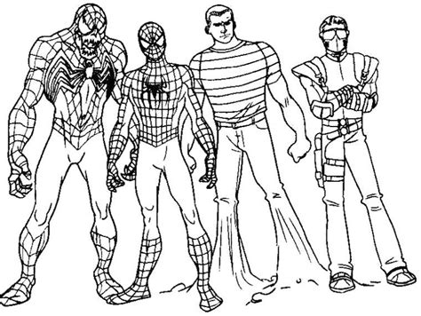 characters spiderman coloring book spiderman coloring green goblin