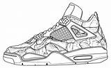 Jordan Nike Air Coloring Pages Jordans Shoes Shoe Visit sketch template