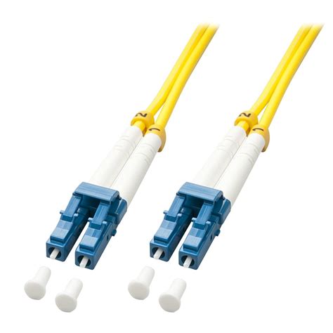 lc lc os  fibre optic patch cable  lindy uk